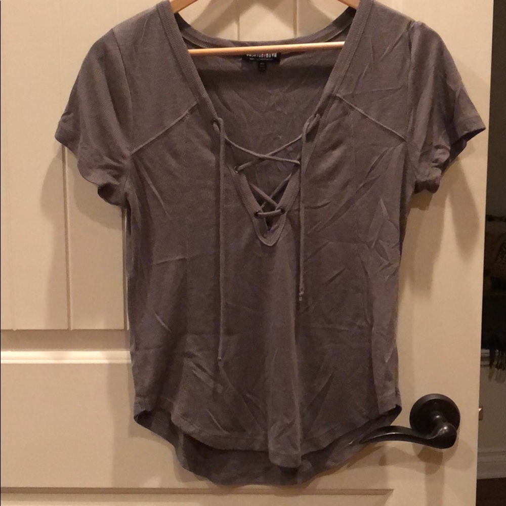 Tie up T-shirt